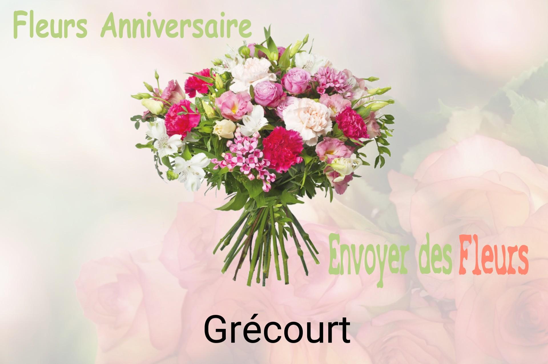 Bouquet de fleurs d’anniversaire livré à Grécourt